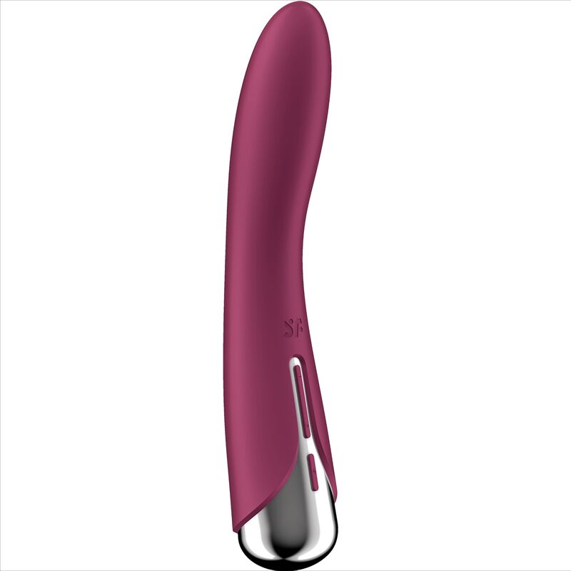 La marca SATISFYER VIBRATOR nos facilita esta imagen de su producto SATISFYER - SPINNING VIBE 1 VIBRADOR ROTADOR G-SPOT RED para nuestro catálogo.