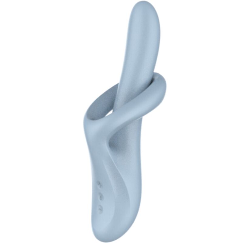 La marca SATISFYER VIBRATOR nos facilita esta imagen de su producto SATISFYER - HEAT FLEX 4 VIBRADOR EFECTO CALOR 12 VIBRACIONES AZUL para nuestro catálogo.