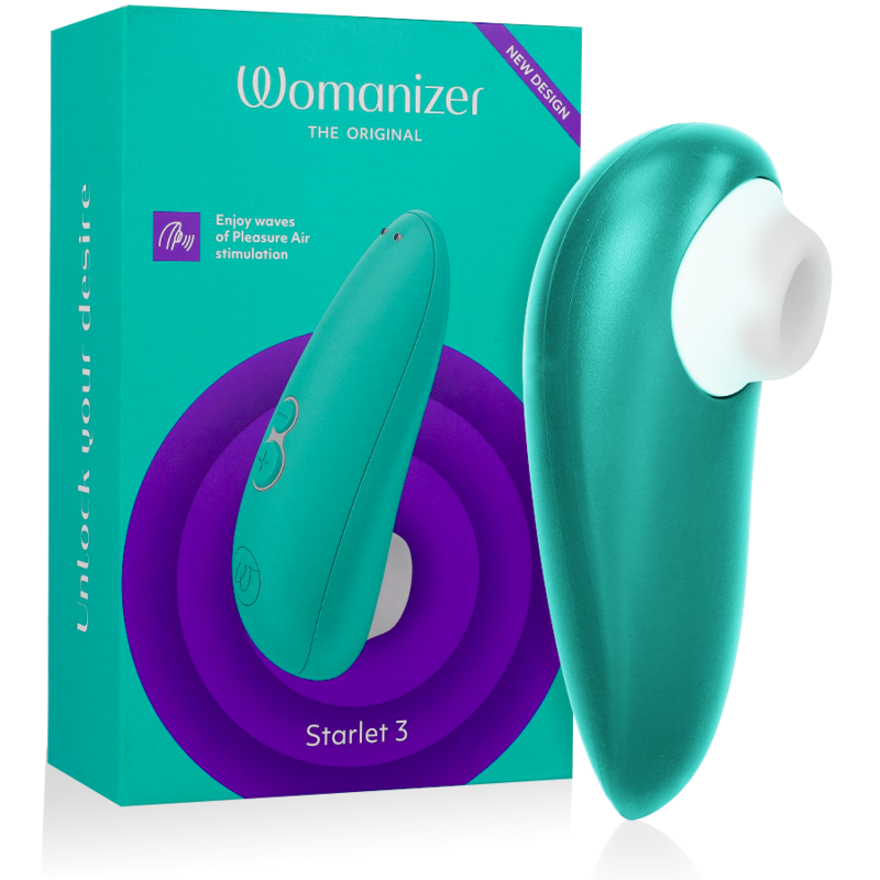 La marca WOMANIZER nos facilita esta imagen de su producto WOMANIZER - STARLET 3 ESTIMULADOR CLÍTORIS TURQUESA para nuestro catálogo.