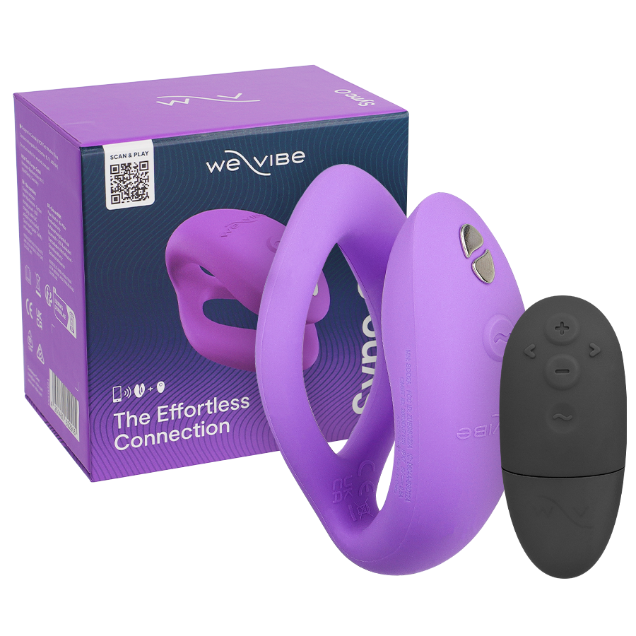 La marca WE-VIBE nos facilita esta imagen de su producto WE-VIBE - SYNC O VIBRADOR FLEXIBLE CONTROL REMOTO VIOLETA para nuestro catálogo.