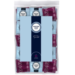 La marca MISTER SIZE nos facilita esta imagen de su producto MISTER SIZE - PRESERVATIVOS TALLA XXL 64 MM (100 UNIDADES) para nuestro catálogo.