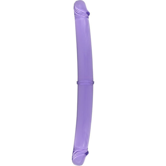 La marca SEVEN CREATIONS nos facilita esta imagen de su producto SEVEN CREATIONS - DOBLE PENE DE 30 CM MORADO para nuestro catálogo.