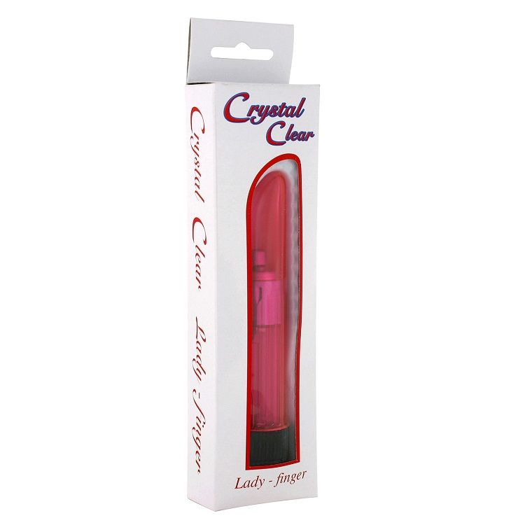 La marca SEVEN CREATIONS nos facilita esta imagen de su producto SEVEN CREATIONS - CRYSTAL CLEAR VIBRATOR LADY ROSA para nuestro catálogo.