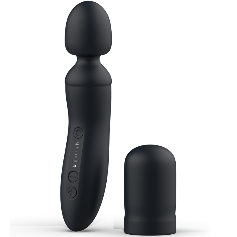 La marca B SWISH nos facilita esta imagen de su producto B SWISH - BTHRILLED VIBRADOR WAND PREMIUM NEGRO para nuestro catálogo.