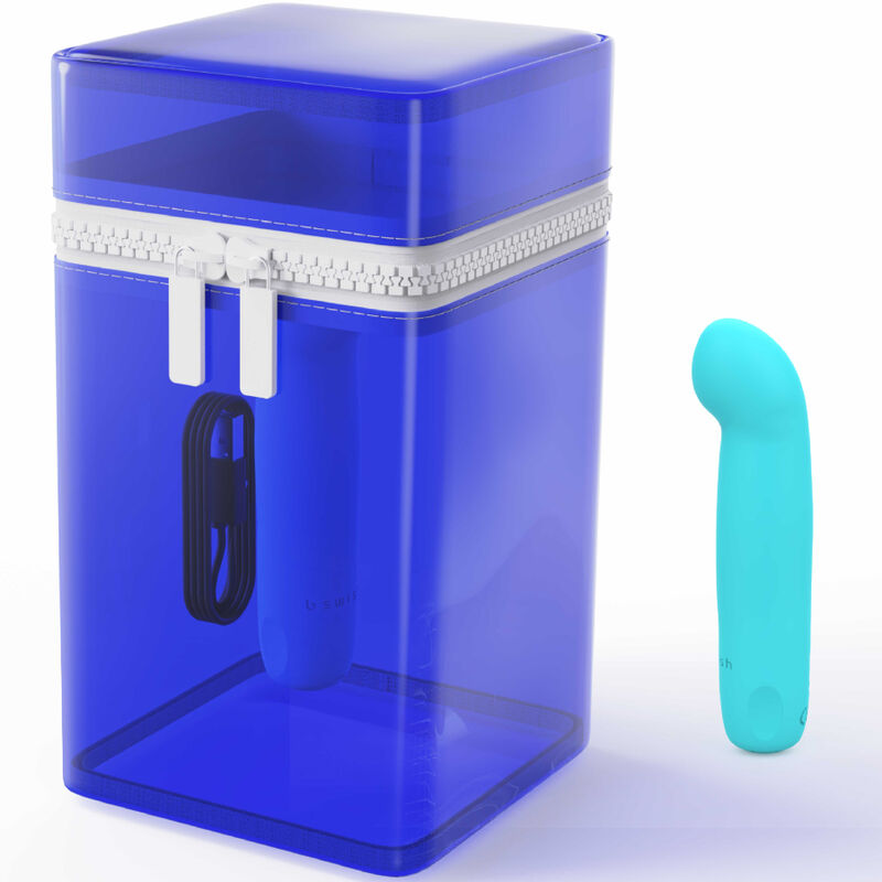 La marca B SWISH nos facilita esta imagen de su producto B SWISH - BCUTE CURVE INFINITE CLASSIC EDICION LIMITADA VIBRADOR RECARGABLE SILICONA AZUL para nuestro catálogo.