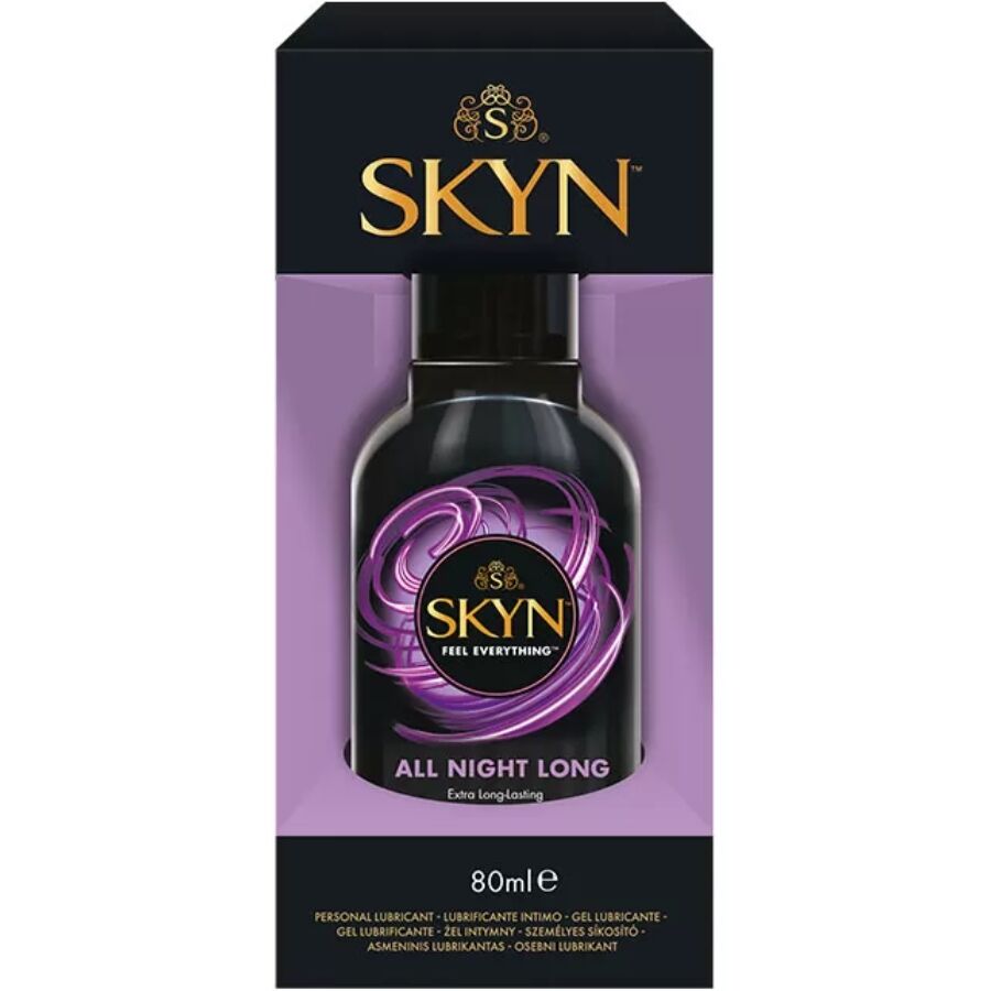 La marca SKYN nos facilita esta imagen de su producto SKYN - LUBRICANTE ALL NIGHT LONG BASE DE SILICONA 80 ML para nuestro catálogo.