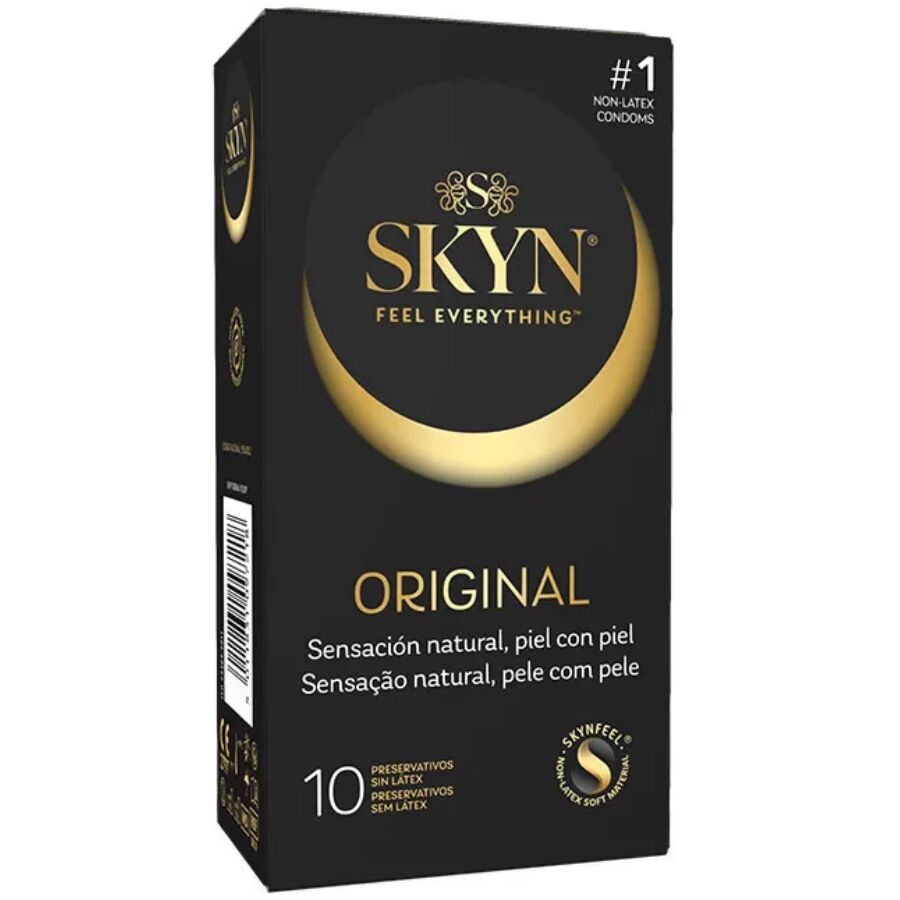 La marca SKYN nos facilita esta imagen de su producto SKYN - PRESERVATIVO ORIGINAL SENSACIÓN NATURAL 10 UNIDADES para nuestro catálogo.
