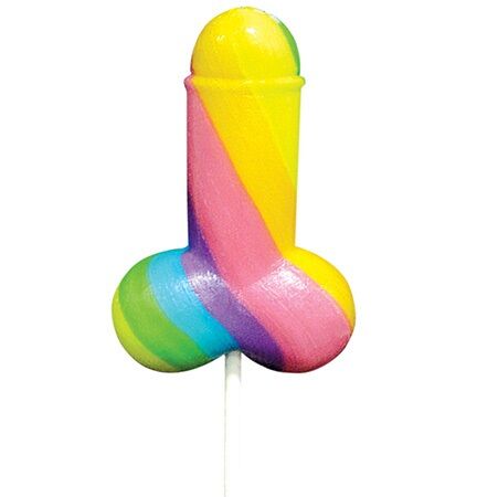 La marca PRIDE nos facilita esta imagen de su producto PRIDE - SPENCER & FLEETWOOD PIRULETA RAINBOW COCK LGBT para nuestro catálogo.