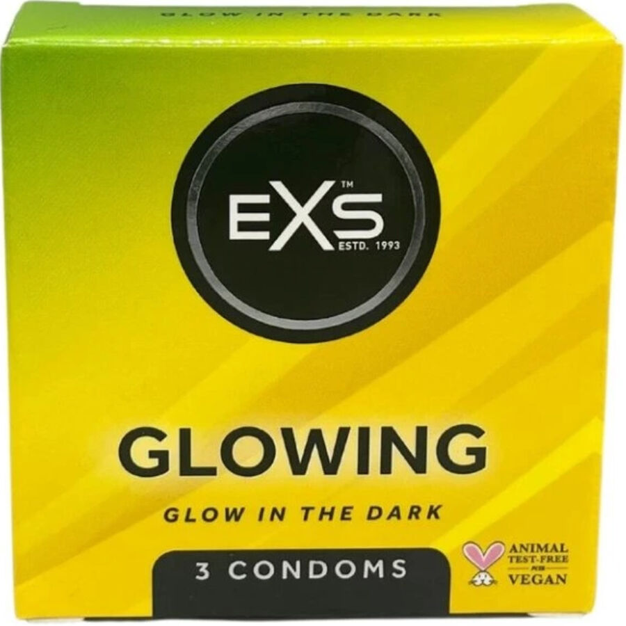 La marca EXS CONDOMS nos facilita esta imagen de su producto EXS CONDOMS - GLOWN IN THE DARK para nuestro catálogo.