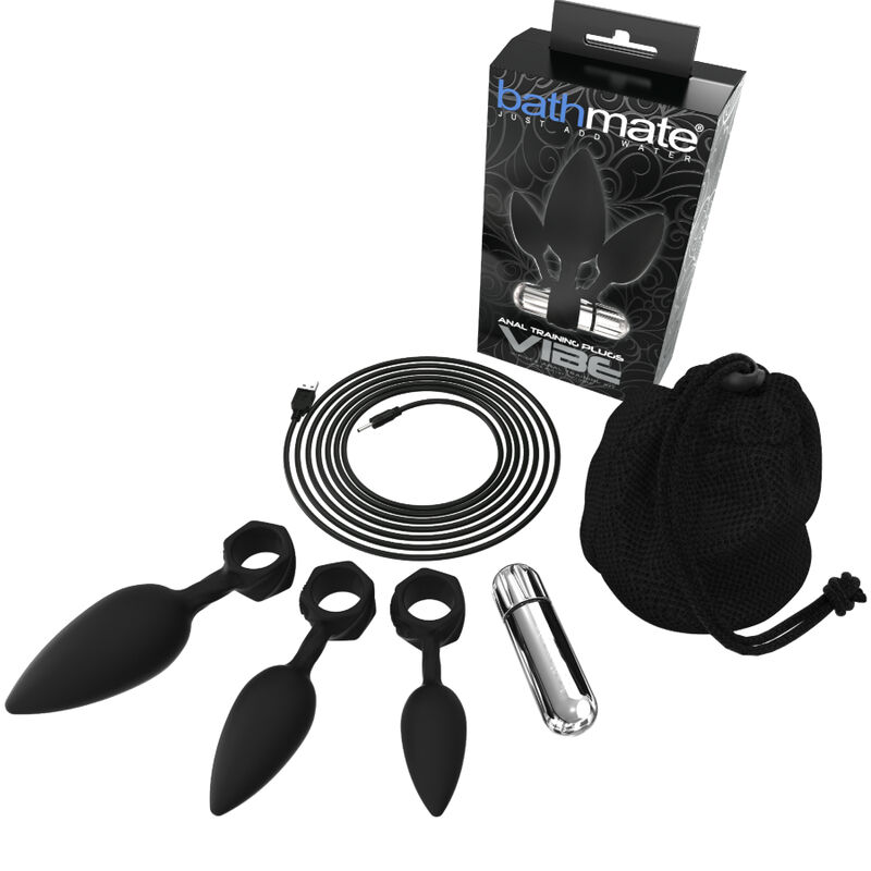 La marca BATHMATE nos facilita esta imagen de su producto BATHMATE - ANAL TRAINING PLUGS VIBE para nuestro catálogo.