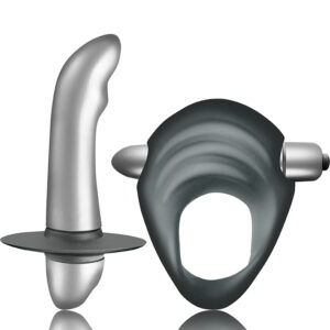 La marca CLIMAXIMUM nos facilita esta imagen de su producto CLIMAXIMUM - ENTICE KIT ANILLO PARA PENE + VIBRADOR PRÓSTATA PRINCIPIANTES para nuestro catálogo.