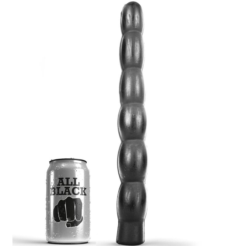 La marca ALL BLACK nos facilita esta imagen de su producto ALL BLACK - ANAL DILDO 32 CM para nuestro catálogo.