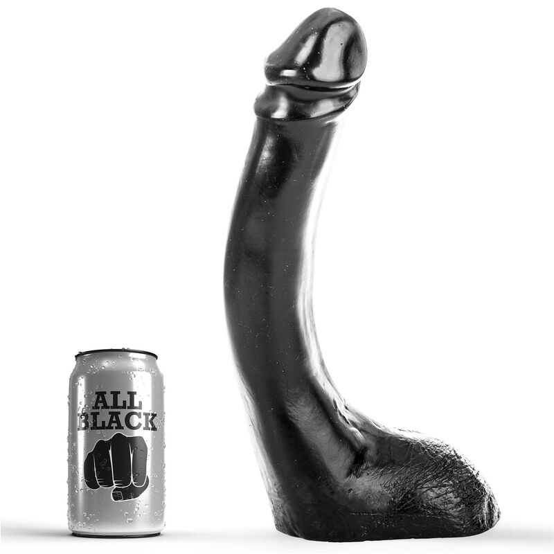 La marca ALL BLACK nos facilita esta imagen de su producto ALL BLACK - DILDO NEGRO 29 CM FISTING para nuestro catálogo.