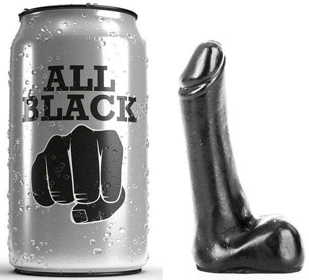 La marca ALL BLACK nos facilita esta imagen de su producto ALL BLACK - DILDO 9 CM para nuestro catálogo.