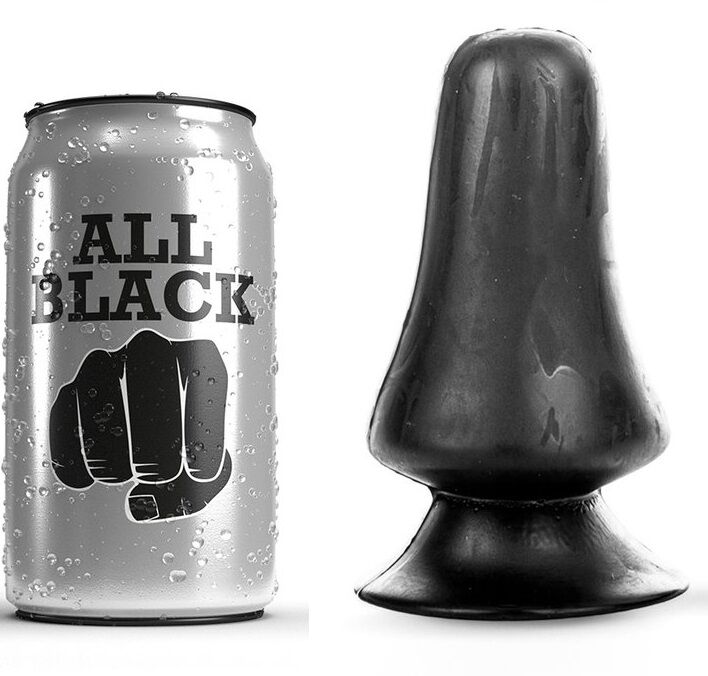 La marca ALL BLACK nos facilita esta imagen de su producto ALL BLACK - ANAL PLUG 12 CM para nuestro catálogo.