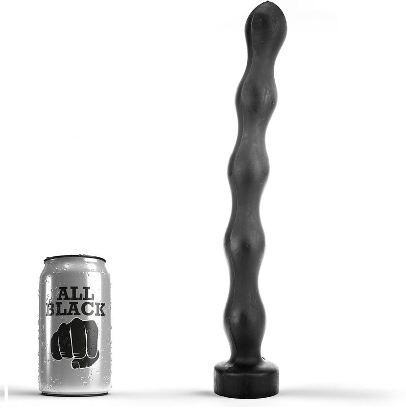 La marca ALL BLACK nos facilita esta imagen de su producto ALL BLACK - ANAL PLUG BALL 32 CM para nuestro catálogo.