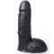 La marca HUNG SYSTEM nos facilita esta imagen de su producto HUNG SYSTEM - DILDO REALISTA COLOR NEGRO CESAR 19 CM para nuestro catálogo.