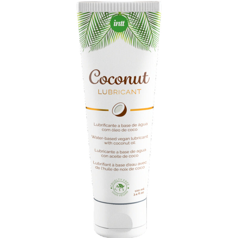 La marca INTT VEGAN LINE nos facilita esta imagen de su producto INTT - LUBRICANTE VEGANO A BASE DE AGUA CON SABOR INTENSO A COCO para nuestro catálogo.