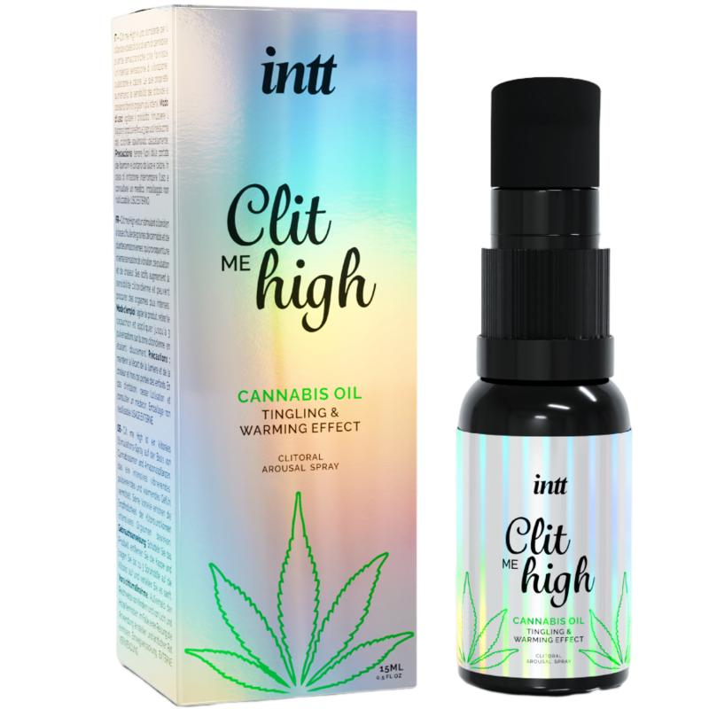 La marca INTT RELEASES nos facilita esta imagen de su producto INTT RELEASES - CLIT ME HIGH ACEITE CANNABIS 15 ML para nuestro catálogo.