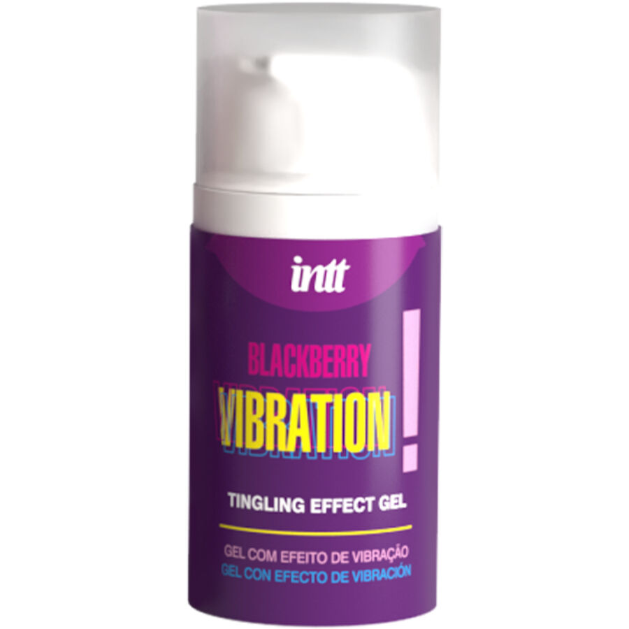 La marca INTT RELEASES nos facilita esta imagen de su producto INTT RELEASES - GEL VIBRADOR LÍQUIDO SABOR MORA 15 ML para nuestro catálogo.