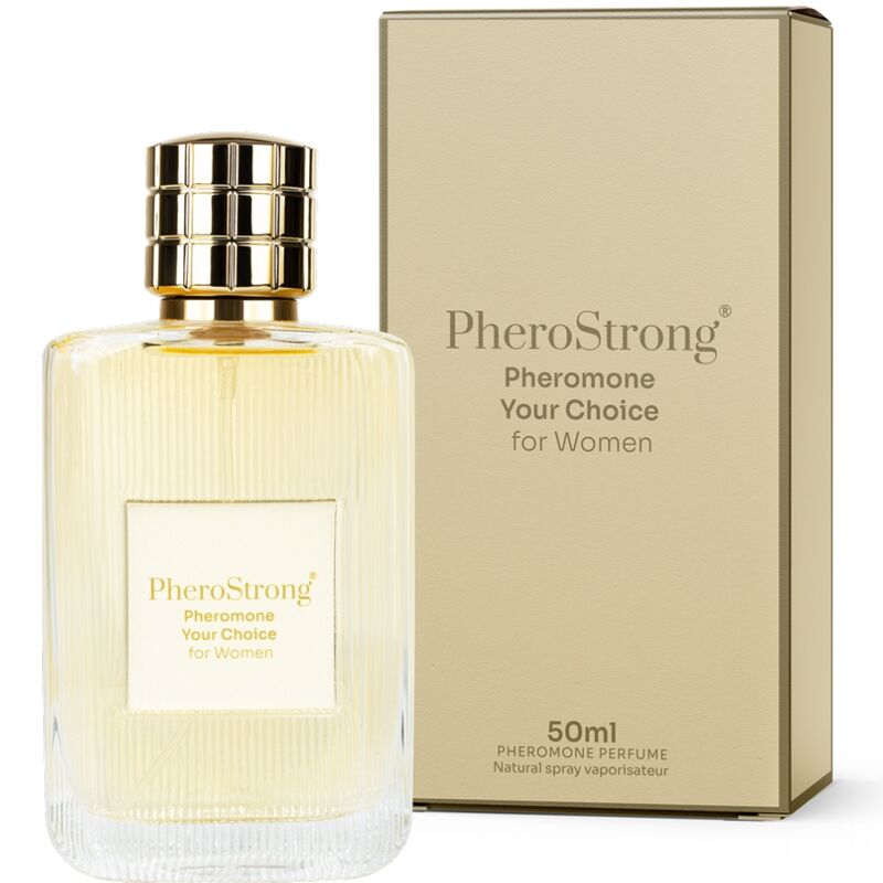 La marca PHEROSTRONG nos facilita esta imagen de su producto PHEROSTRONG - PERFUME CON FEROMONAS YOUR CHOICE PARA WOMEN 50 ML para nuestro catálogo.