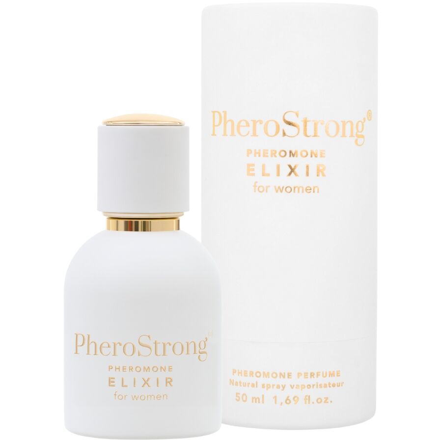 La marca PHEROSTRONG nos facilita esta imagen de su producto PHEROSTRONG - ELIXIR DE FERÓMONAS PARA MUJER 50 ML para nuestro catálogo.