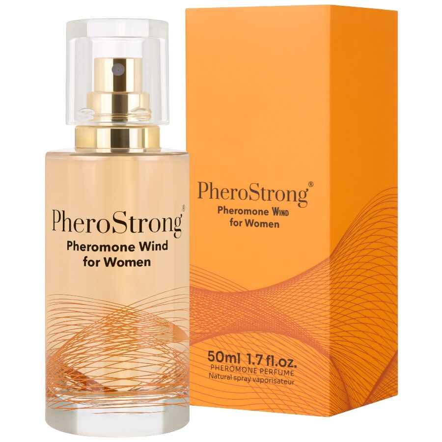 La marca PHEROSTRONG nos facilita esta imagen de su producto PHEROSTRONG - PERFUME CON FEROMONAS WIND PARA MUJER 50 ML para nuestro catálogo.