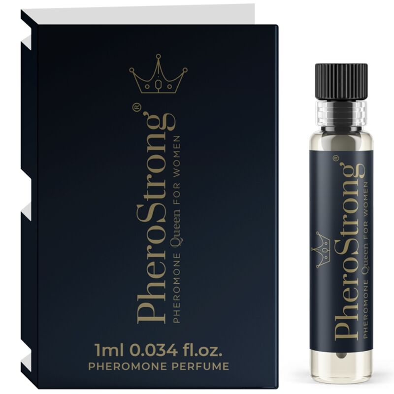 La marca PHEROSTRONG nos facilita esta imagen de su producto PHEROSTRONG - PERFUME CON FEROMONAS QUEEN PARA MUJER 1 ML para nuestro catálogo.