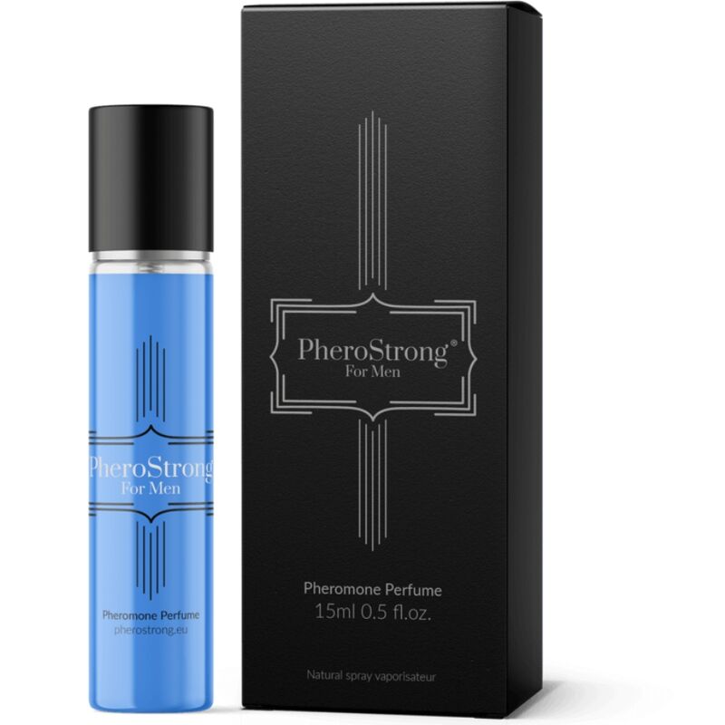 La marca PHEROSTRONG nos facilita esta imagen de su producto PHEROSTRONG - PERFUME CON FEROMONAS PARA HOMBRE 15 ML para nuestro catálogo.