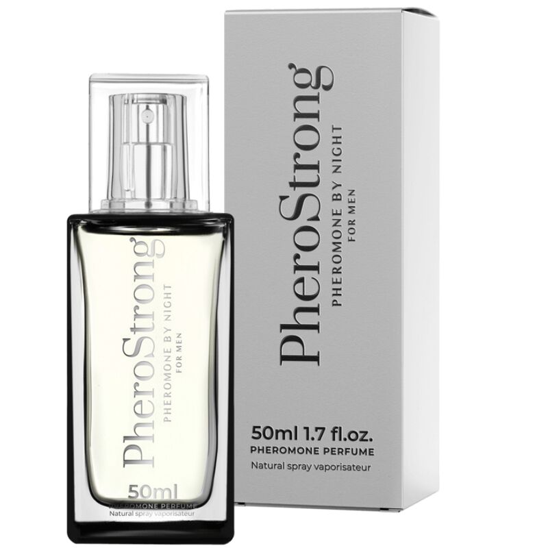 La marca PHEROSTRONG nos facilita esta imagen de su producto PHEROSTRONG - PERFUME CON FEROMONAS BY NIGHT PARA HOMBRE 50 ML para nuestro catálogo.