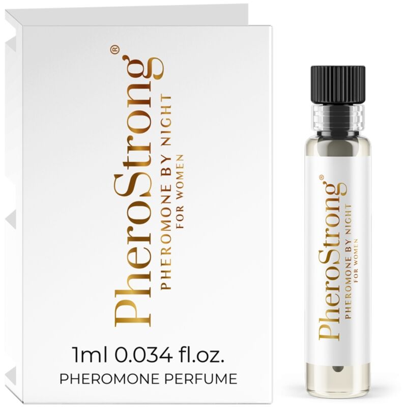 La marca PHEROSTRONG nos facilita esta imagen de su producto PHEROSTRONG - PERFUME CON FEROMONAS BY NIGHT PARA MUJER 1 ML para nuestro catálogo.