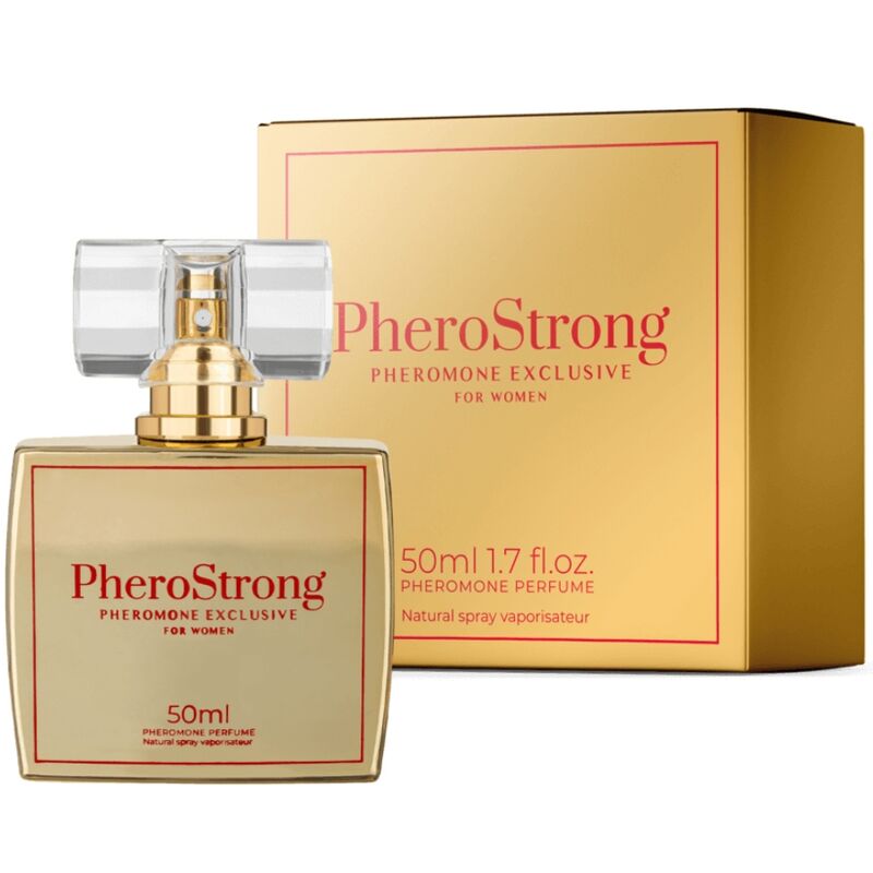 La marca PHEROSTRONG nos facilita esta imagen de su producto PHEROSTRONG - PERFUME CON FEROMONAS EXCLUSIVE PARA MUJER 50 ML para nuestro catálogo.