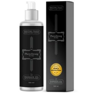 La marca PHEROSTRONG nos facilita esta imagen de su producto PHEROSTRONG - ACEITE DE MASAJE PARA HOMBRE 100 ML para nuestro catálogo.