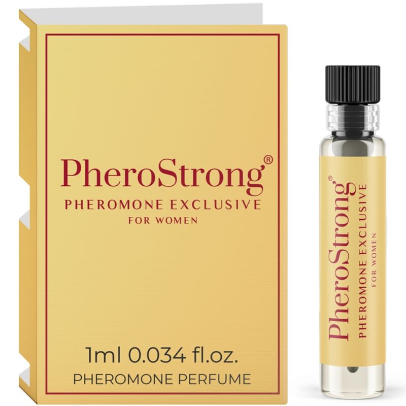 La marca PHEROSTRONG nos facilita esta imagen de su producto PHEROSTRONG - PERFUME CON FEROMONAS EXCLUSIVE PARA MUJER 1 ML para nuestro catálogo.