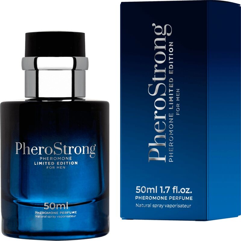 La marca PHEROSTRONG nos facilita esta imagen de su producto PHEROSTRONG - PERFUME CON FEROMONAS LIMITED EDITION PARA HOMBRE 50 ML para nuestro catálogo.
