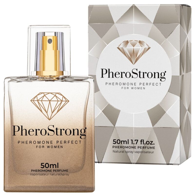 La marca PHEROSTRONG nos facilita esta imagen de su producto PHEROSTRONG - PERFUME CON FERONOMONAS PERFECT PARA MUJER 50 ML para nuestro catálogo.