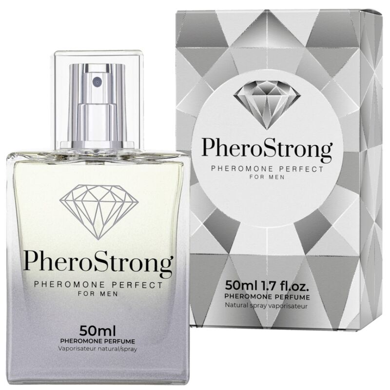 La marca PHEROSTRONG nos facilita esta imagen de su producto PHEROSTRONG - PERFUME CON FERONOMONAS PERFECT PARA HOMBRE 50 ML para nuestro catálogo.