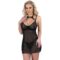 La marca LIVCO CORSETTI SETS nos facilita esta imagen de su producto LIVCO CORSETTI FASHION - BINELLA SET BABYDOLL + TANGA NEGRO L/XL para nuestro catálogo.