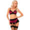 La marca LIVCO CORSETTI SETS nos facilita esta imagen de su producto LIVCO CORSETTI FASHION - NAHIR LC 20214 SUJETADOR + PANTY + LIGUERO L/XL para nuestro catálogo.