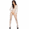 La marca PASSION WOMAN BODYSTOCKINGS nos facilita esta imagen de su producto PASSION - EROTICLINE CATSUIT BLANCO BS007 para nuestro catálogo.