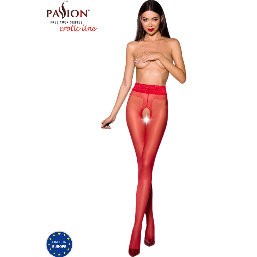 La marca PASSION WOMAN GARTER & STOCK nos facilita esta imagen de su producto PASSION - TIOPEN 001 MEDIAS ROJO 1/2 20 DEN para nuestro catálogo.