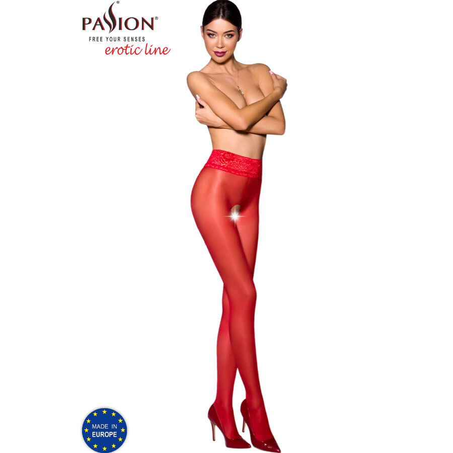 La marca PASSION WOMAN GARTER & STOCK nos facilita esta imagen de su producto PASSION - TIOPEN 008 MEDIAS ROJO 3/4 30 DEN para nuestro catálogo.