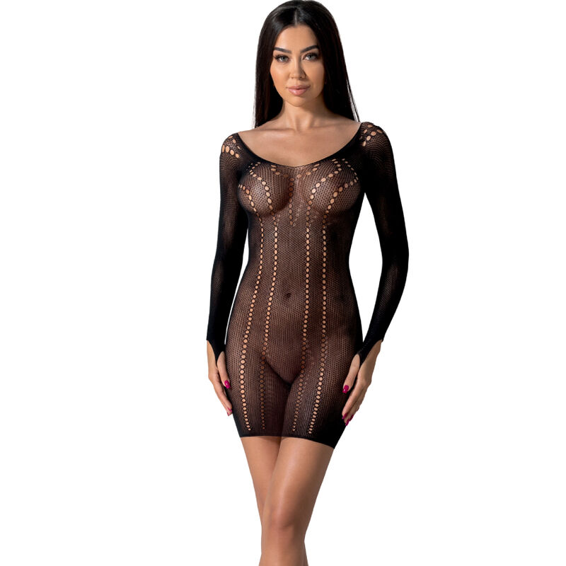La marca PASSION WOMAN BODYSTOCKINGS nos facilita esta imagen de su producto PASSION - BS101 BODYSTOCKING NEGRO TALLA ÚNICA para nuestro catálogo.