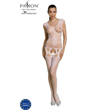 La marca PASSION WOMAN BODYSTOCKINGS nos facilita esta imagen de su producto PASSION - ECO COLLECTION BODYSTOCKING ECO BS014 BLANCO para nuestro catálogo.