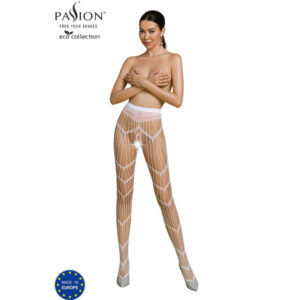 La marca PASSION WOMAN GARTER & STOCK nos facilita esta imagen de su producto PASSION - ECO COLLECTION BODYSTOCKING ECO S006 BLANCO para nuestro catálogo.