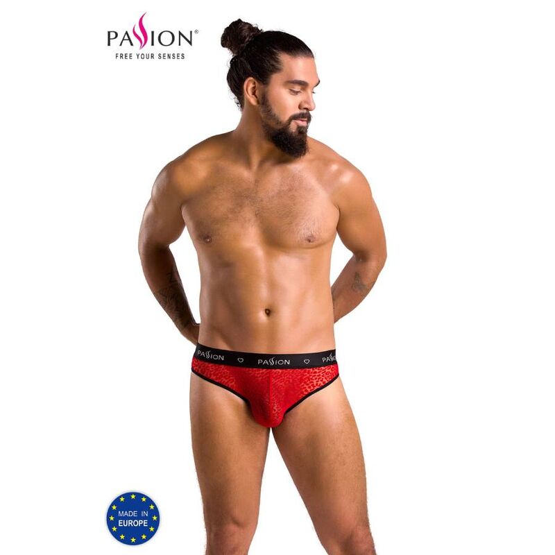 La marca PASSION MEN nos facilita esta imagen de su producto PASSION - 031 SLIP MIKE ROJO S/M para nuestro catálogo.