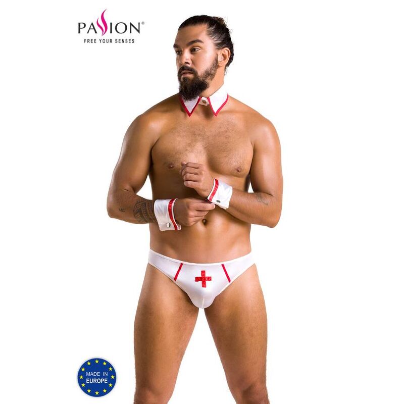 La marca PASSION MEN nos facilita esta imagen de su producto PASSION - 037 SLIP GREGORY BLANCO S/M para nuestro catálogo.