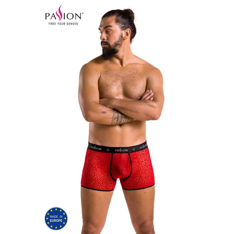 La marca PASSION MEN nos facilita esta imagen de su producto PASSION - 046 SHORT PARKER ROJO S/M para nuestro catálogo.