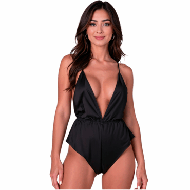 La marca PASSION WOMAN TEDDIES nos facilita esta imagen de su producto PASSION - SENSIE BODY NEGRO L/XL para nuestro catálogo.