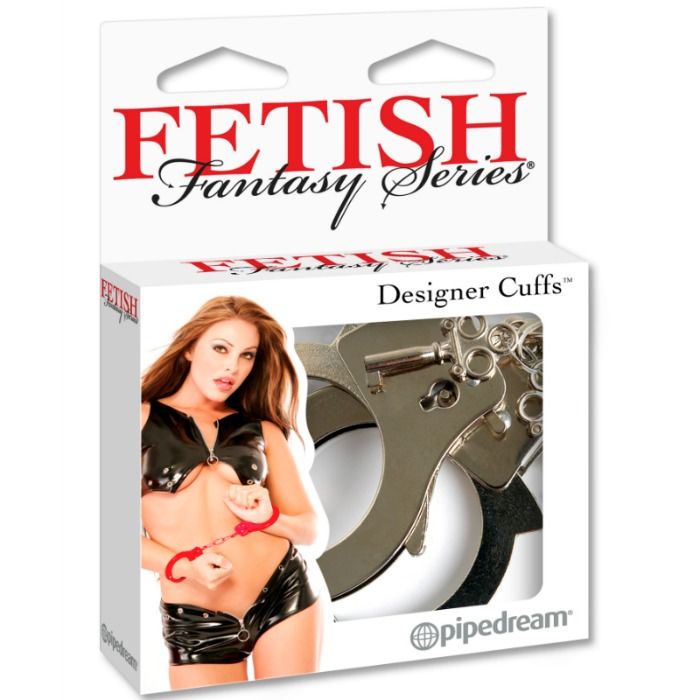 La marca FETISH FANTASY SERIES nos facilita esta imagen de su producto FETISH FANTASY SERIES - SERIES DESIGNER METAL HANDCUFFS para nuestro catálogo.